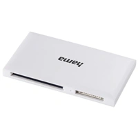 Hama USB 3.0 multi čítačka kariet, SD/micro SD, CF, MS, biela