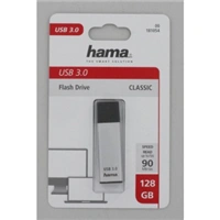 Hama FlashPen Classic, USB 3.0, 128 GB, 40 MB/s, strieborný