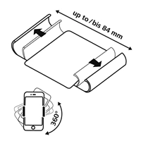 Hama Smart Move Rainbow, puzdro na mobil, XL (4,7-5,1"), zelené