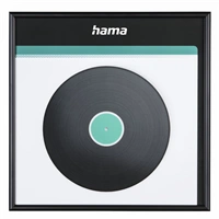 Hama rám na obal gramofónovej platne (LP/vinyl), 31,5x31,5 cm, hliníkový, matný čierny