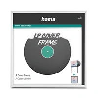 Hama rám na obal gramofónovej platne (LP/vinyl), 31,5x31,5 cm, hliníkový, matný biely