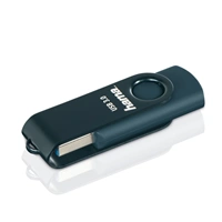 Hama USB 3.0 Flash Drive Rotate, 32 GB, 70 MB/s, petrolejová modrá