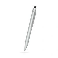 Hama Mini 2v1, zadávacie pero pre tablety/ smartfóny, s guľôčkovým perom, strieborné