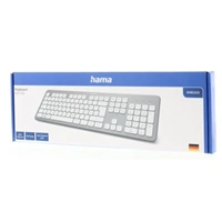 Hama bezdrôtová klávesnica KW-700, strieborná/biela