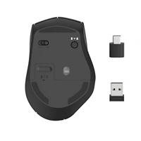 Hama bezdrôtová optická myš MW-600, USB- A/USB-C, čierna