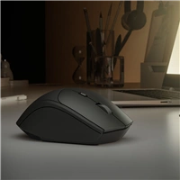 Hama bezdrôtová optická myš MW-600, USB- A/USB-C, čierna