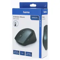 Hama bezdrôtová optická myš MW-600, USB- A/USB-C, čierna