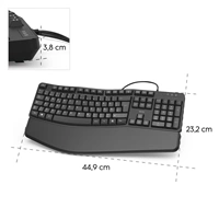 Hama ergonomick klvesnica EKC-400, odnmaten podloka pod zpstie