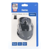 Hama bezdrtov optick my MW-500, ierna, tich