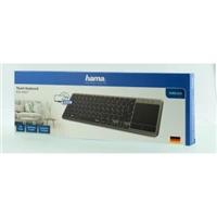 Hama bezdrôtová klávesnica KW-600T s touchpadom, pre Smart TV