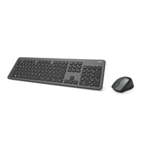 Hama set bezdrôtovej klávesnice a myi KMW-700, antracitová/ierna, tiché