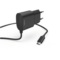 Hama sieťová nabíjačka s káblom, USB typ C (USB-C), 2,4 A, blister