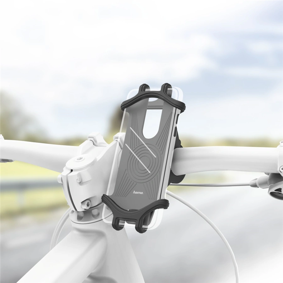 Hama držiak mobilu na bicykel, pre zariadenia so šírkou 6-8 cm a výškou 13-15 cm (rozbalený)