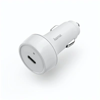 Hama rýchla USB nabíjaka do vozidla, USB-C, Quick Charge 3.0 / Power Delivery, 18 W, biela