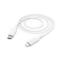 Hama MFi USB-C Lightning nabíjací/dátový kábel pre Apple, 1 m, biely