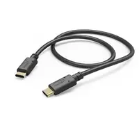 Hama kábel USB-C 2.0 typ C vidlica - C vidlica, 1,5 m, čierny