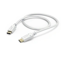 Hama kábel USB-C 2.0 typ C vidlica - C vidlica, 1 m, biely