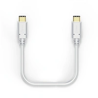 Hama kábel USB-C 2.0 typ C vidlica - C vidlica, 1 m, biely
