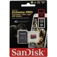 SanDisk Extreme Pro microSDXC 400 GB  170 MB/s A2 C10 V30 UHS-I U3, adapter