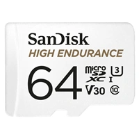 SanDisk microSDXC High Endurance Video 64 GB C 10 U3 V30, adaptér