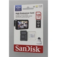 SanDisk microSDXC High Endurance Video 128 GB C 10 U3 V30, adaptér