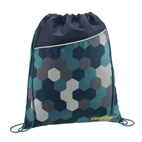 portový vak na chrbát coocazoo RocketPocket, Blue Geometric Melange
