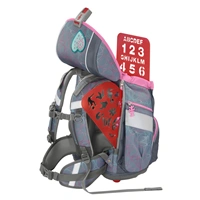 Školská aktovka/ruksak 2IN1 PLUS pre prváčikov - 6-dielny set, Step by Step Glitter Heart Hazle