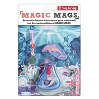 Doplnkový set obrázkov MAGIC MAGS Morská víla k aktovkám GRADE, SPACE, CLOUD, 2v1 a KID