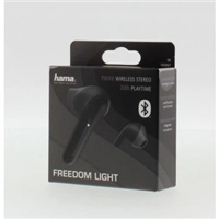 Hama Bluetooth slúchadlá Freedom Light, kôstky, nabíjacie puzdro, čierne