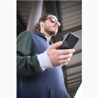 Hama Bluetooth tupov slchadl Spirit Go, bezdrtov, nabjacie puzdro, biele