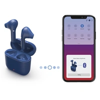 Hama Bluetooth slúchadlá Freedom Light, kôstky, nabíjacie puzdro, modré
