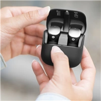 Hama Bluetooth slúchadlá Spirit Pure, štuple, nabíjacie puzdro, čierne