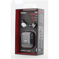 Hama Bluetooth slúchadlá Spirit Pure, štuple, nabíjacie puzdro, čierne