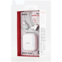 Hama Bluetooth slúchadlá Spirit Pure, štuple, nabíjacie puzdro, biele