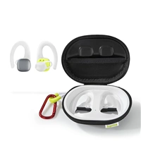 Hama Bluetooth slúchadlá Spirit Athletics s klipom, kôstky, nabíjacie puzdro, biele