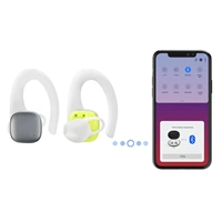 Hama Bluetooth slúchadlá Spirit Athletics s klipom, kôstky, nabíjacie puzdro, biele