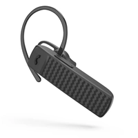 Hama MyVoice1500, Bluetooth Headset mono, pre 2 zariadenia, hlasov asistent (Siri, Google), ierny