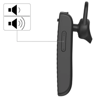 Hama MyVoice1500, Bluetooth Headset mono, pre 2 zariadenia, hlasov asistent (Siri, Google), ierny