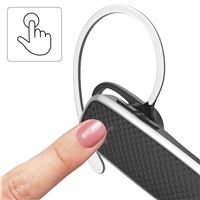 Hama MyVoice700, Bluetooth Headset mono, pre 2 zariadenia, hlasov asistent (Siri, Google)