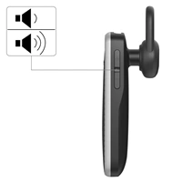 Hama MyVoice700, Bluetooth Headset mono, pre 2 zariadenia, hlasový asistent (Siri, Google)