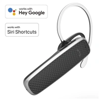 Hama MyVoice700, Bluetooth Headset mono, pre 2 zariadenia, hlasový asistent (Siri, Google)