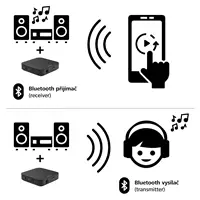 Hama Bluetooth audio adaptér Senrex 2v1, receiver / transmitter