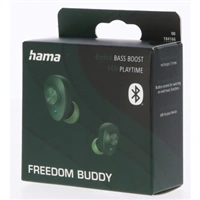 Hama Bluetooth slúchadlá Freedom Buddy, štuple, nabíjacie puzdro, zelené