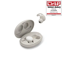 Hama Bluetooth slúchadla Spirit Calm, štuple, ergonomické na spanie, biela/šedá