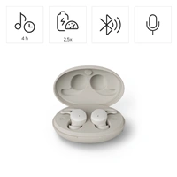 Hama Bluetooth slúchadla Spirit Calm, štuple, ergonomické na spanie, biela/šedá