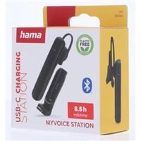 MyVoice Station, mono Bluetooth headset, pre 2 zariadenia, Siri, Google Ass., nabíjacia stanica