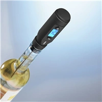 Xavax digitálny teplomer pre jedlá/ nápoje, s uzáverom na fľašu, čierny (rozbalený)