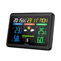 Hama Color, meteostanica, bezdrtov senzor, farebn VA displej, sieov zdroj, batrie
