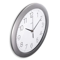 Hama Tenerife, nástenné hodiny, rádiový signál, priemer 30 cm, strieborné