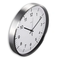 Hama Java, nástenné hodiny, riadené rádiovým signálom, 35 cm, strieborné